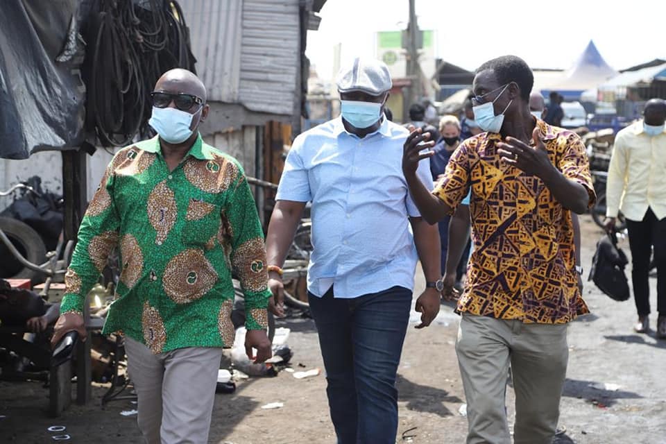 Ag. CEO of NYA Undertakes One-Day Inspection Tour of Old Fadama/Agbobloshie Land Site 